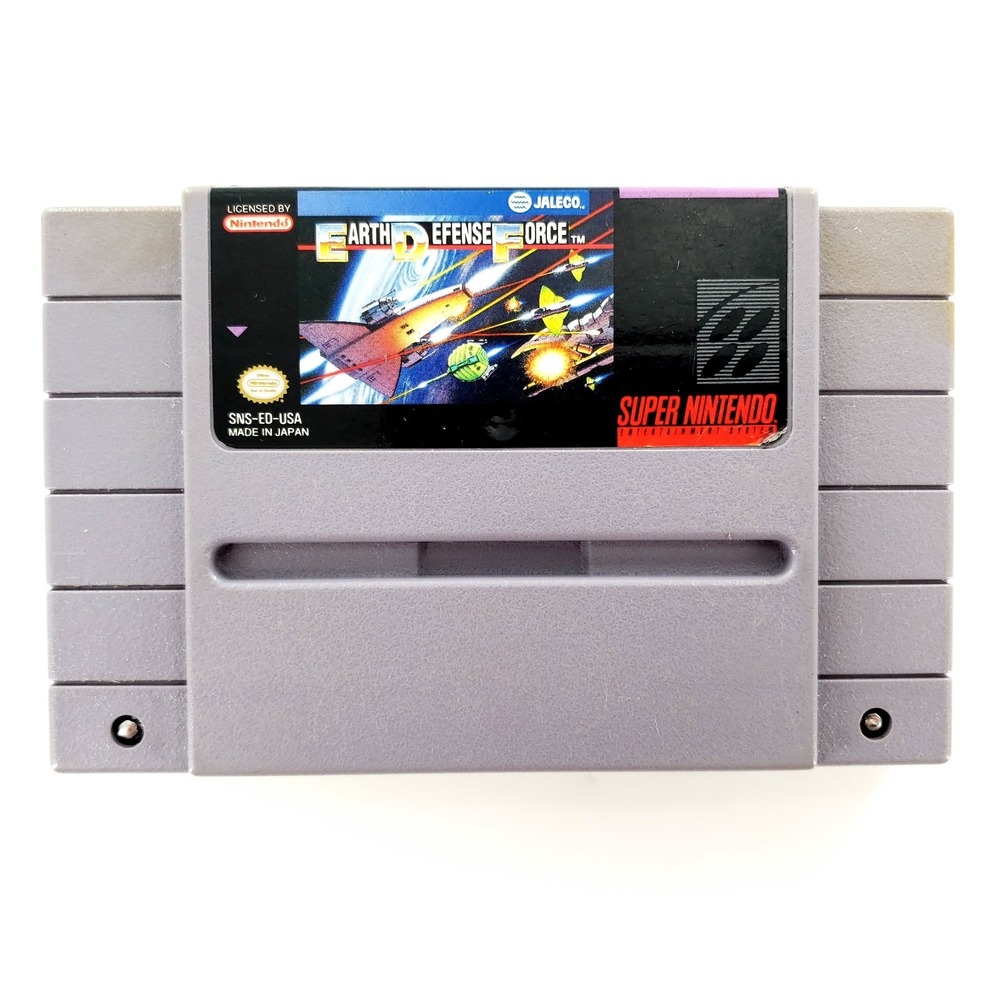 Super Earth Defense Force (Super Nintendo, 1992) Authentic Cart Only Tested